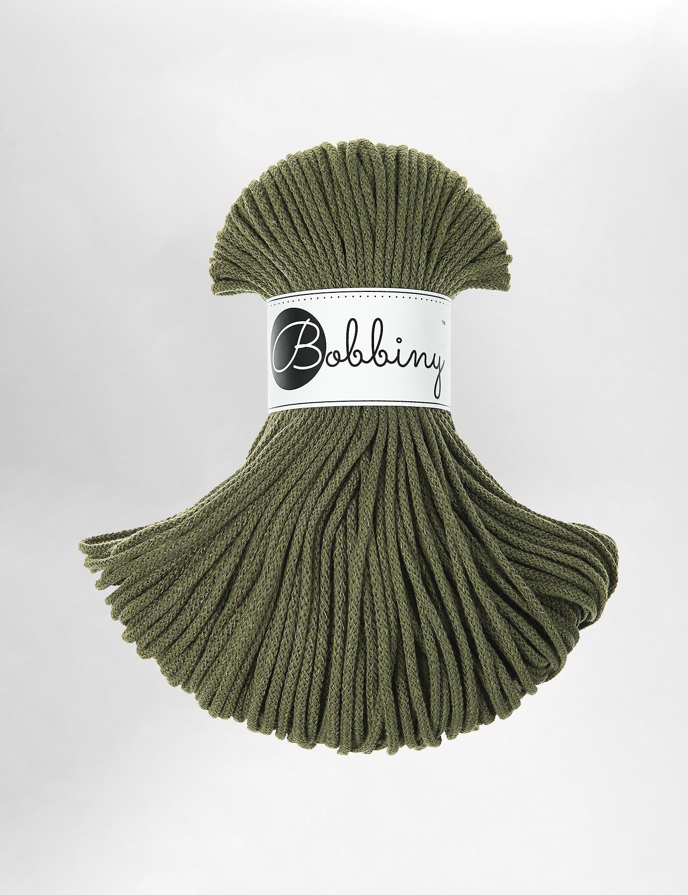 Bobbiny Avocado 3mm Braided Macrame Cord (100m)