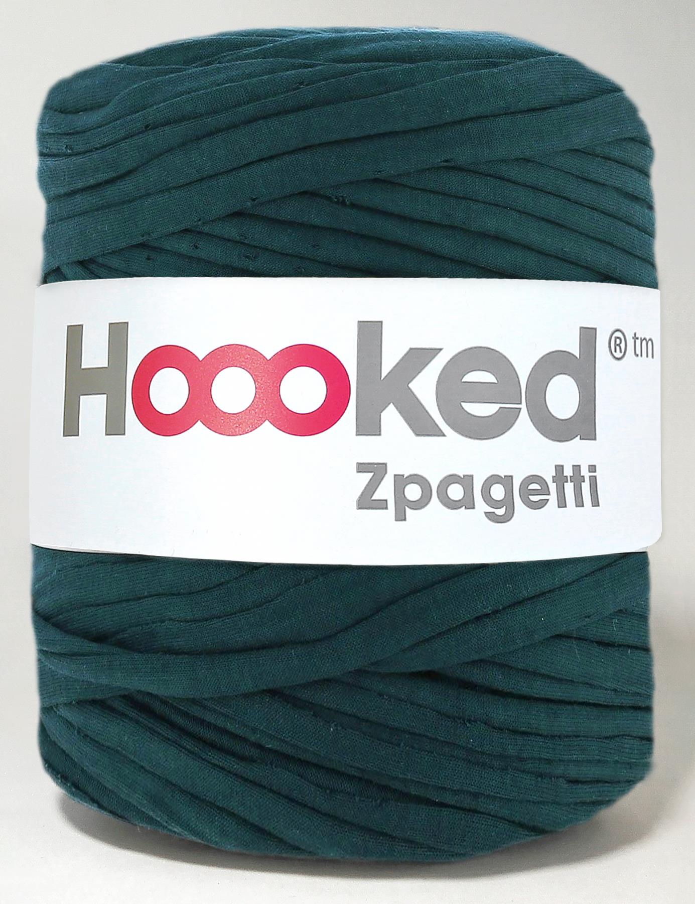 Recycled textile yarn - colour dark green