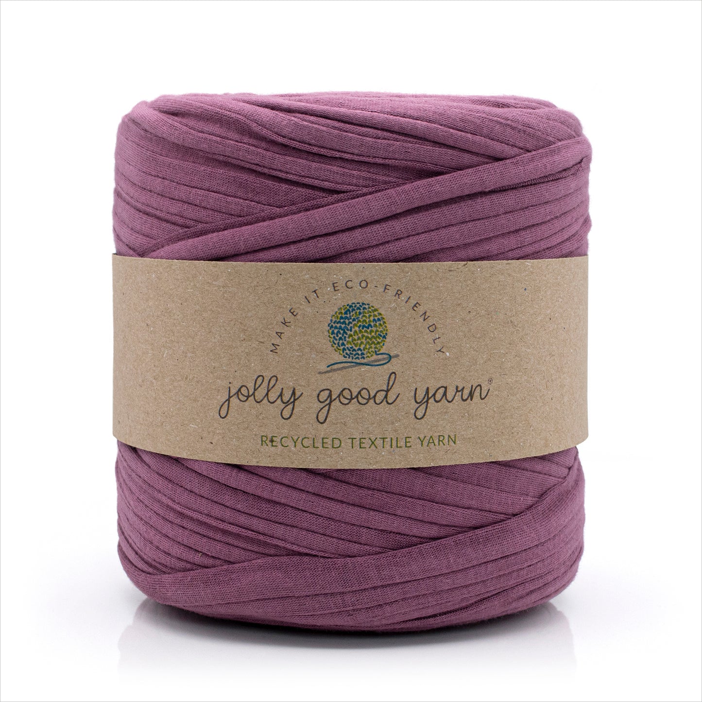 Mauve purple t-shirt yarn (100-120m)