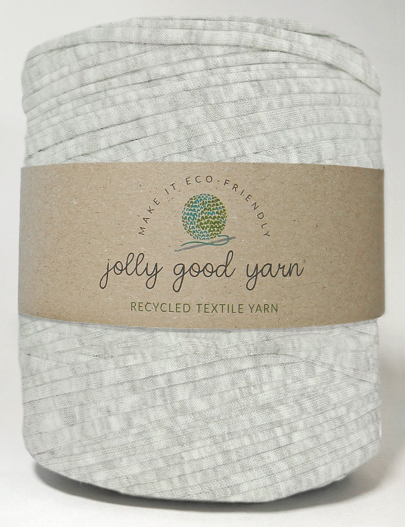 Recycled textile yarn - colour grey