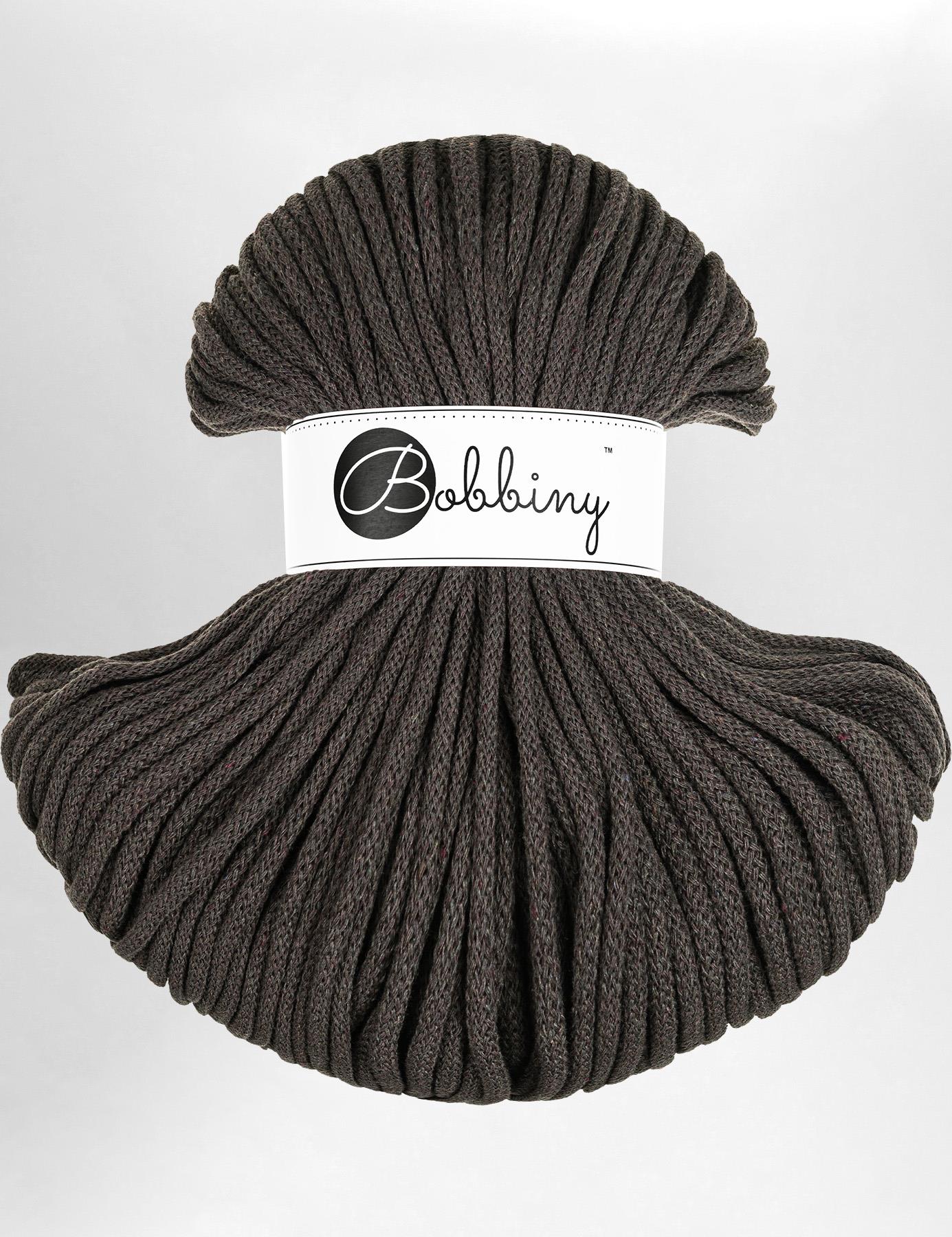 Bobbiny Espresso 5mm Braided Macrame Cord (100m)