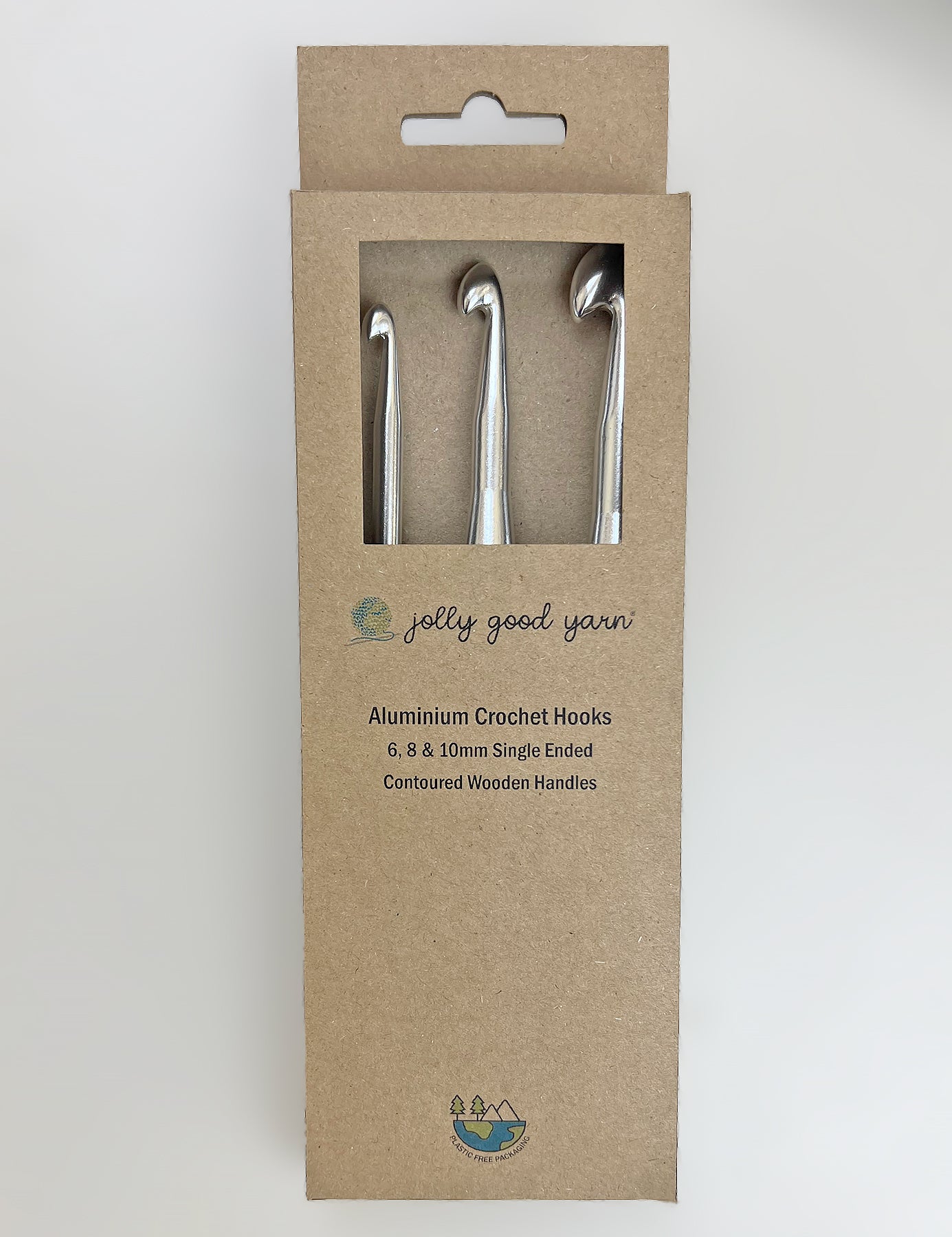 Aluminium crochet hooks