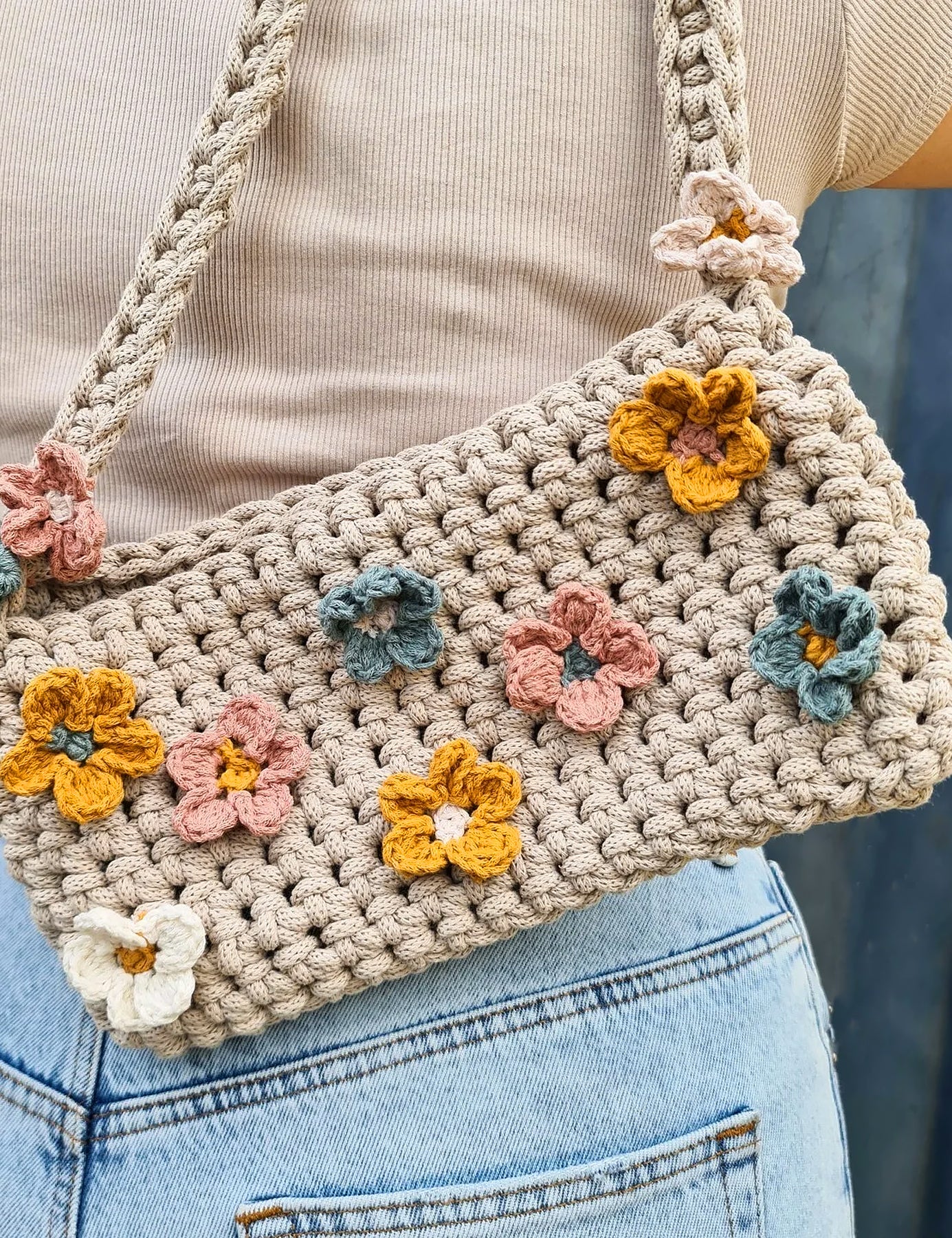 Crocheted bag