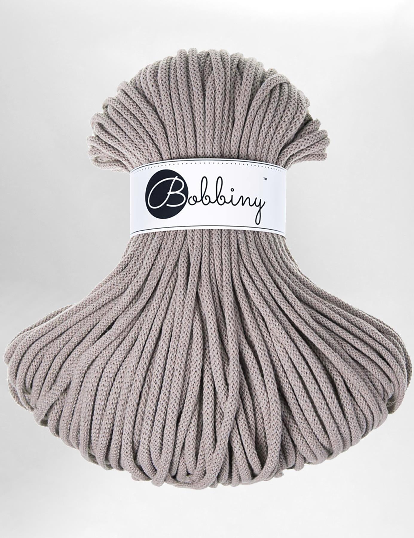 Bobbiny Pearl 5mm Braided Macrame Cord (100m)