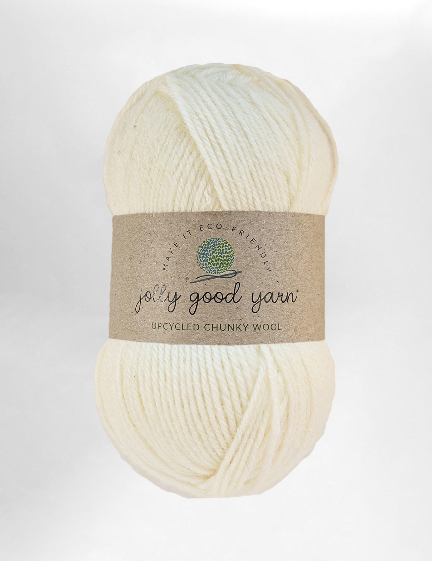 Clawton Cream 100% upcycled knitting wool (100g)