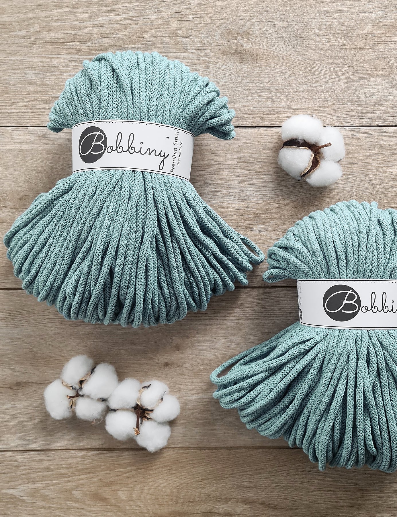 Recycled cord - colour green