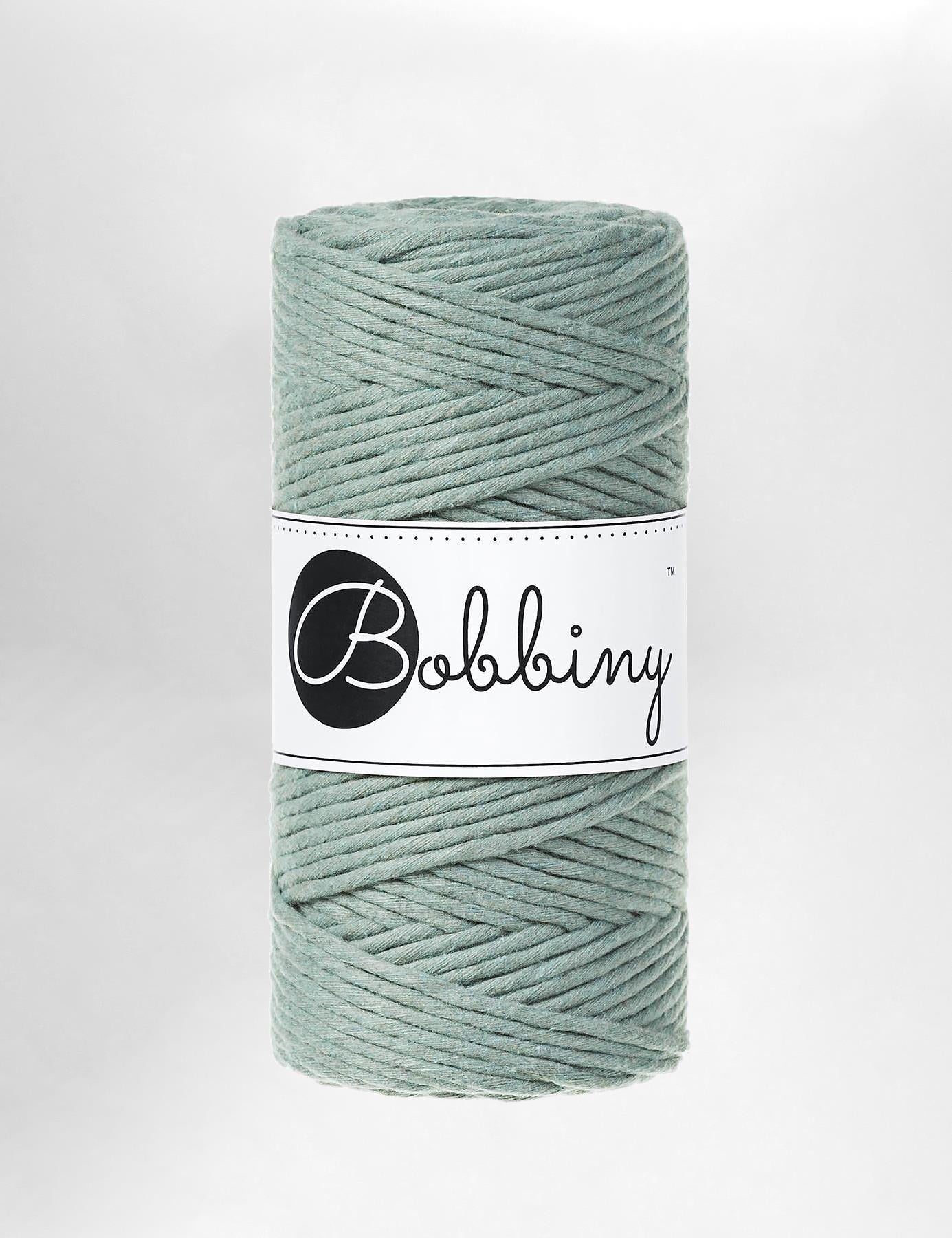 Bobbiny 3mm Laurel single twist recycled cotton macrame cord (100m)