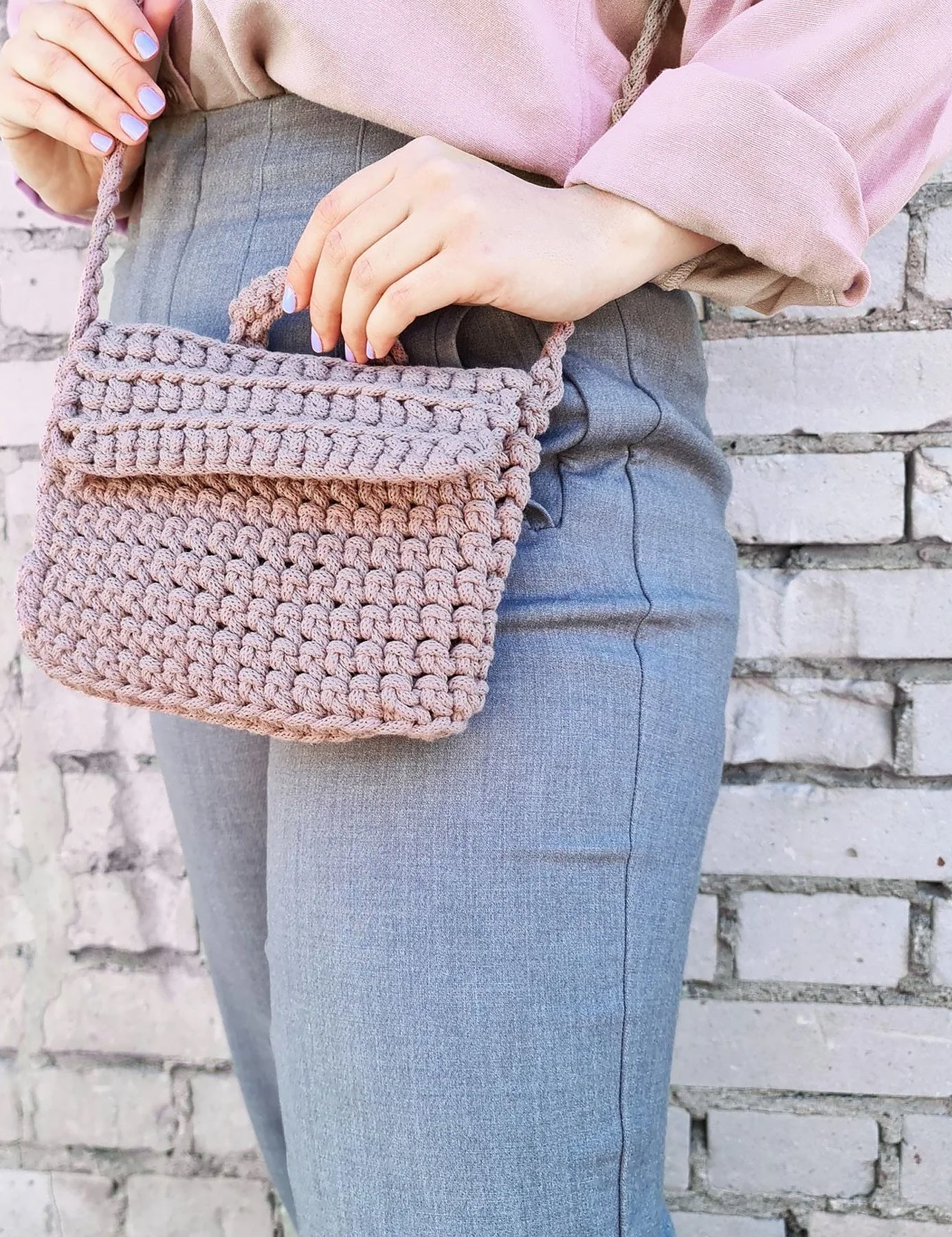 Crocheted bag