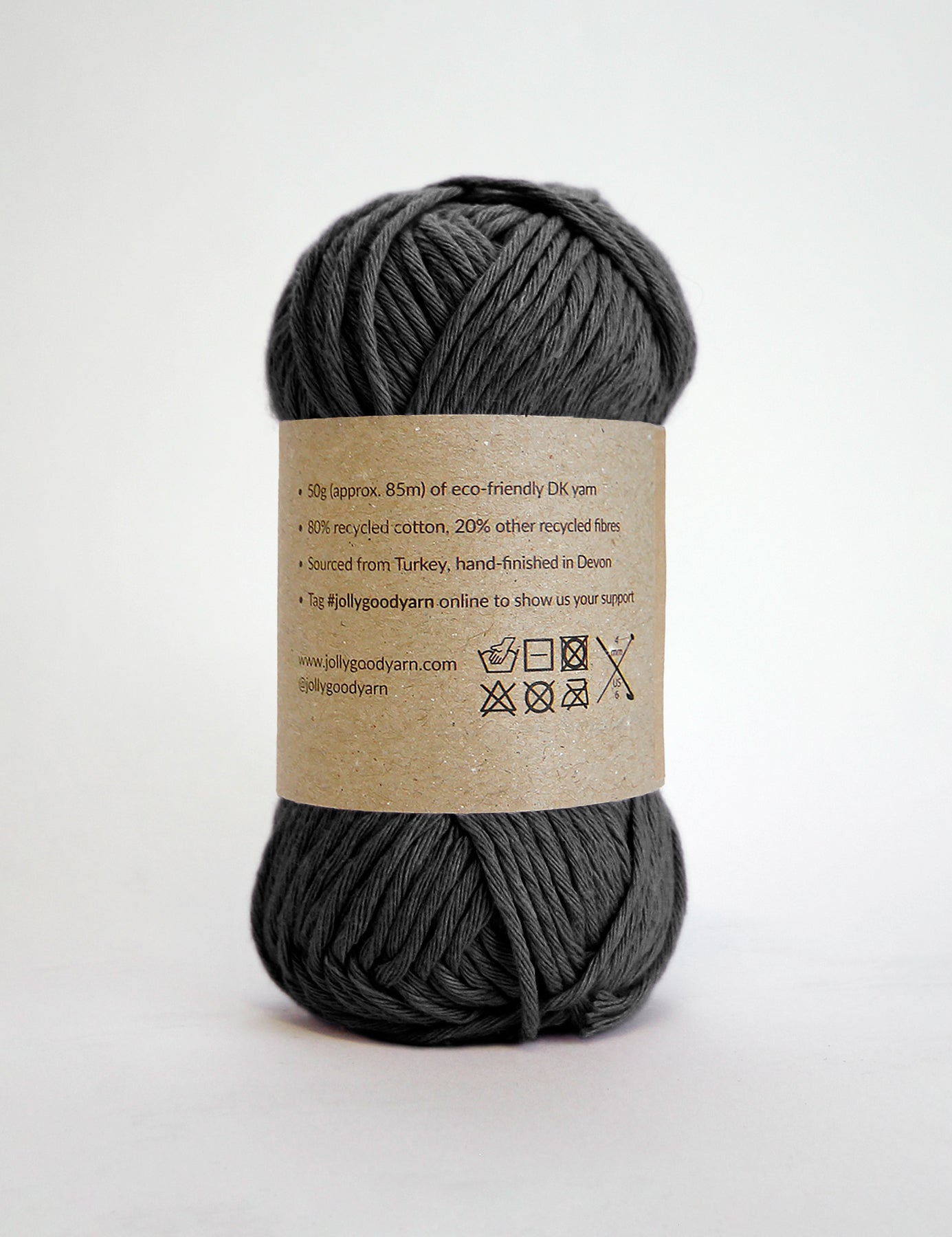 Oakfield Grey DK Recycled Yarn (50g)
