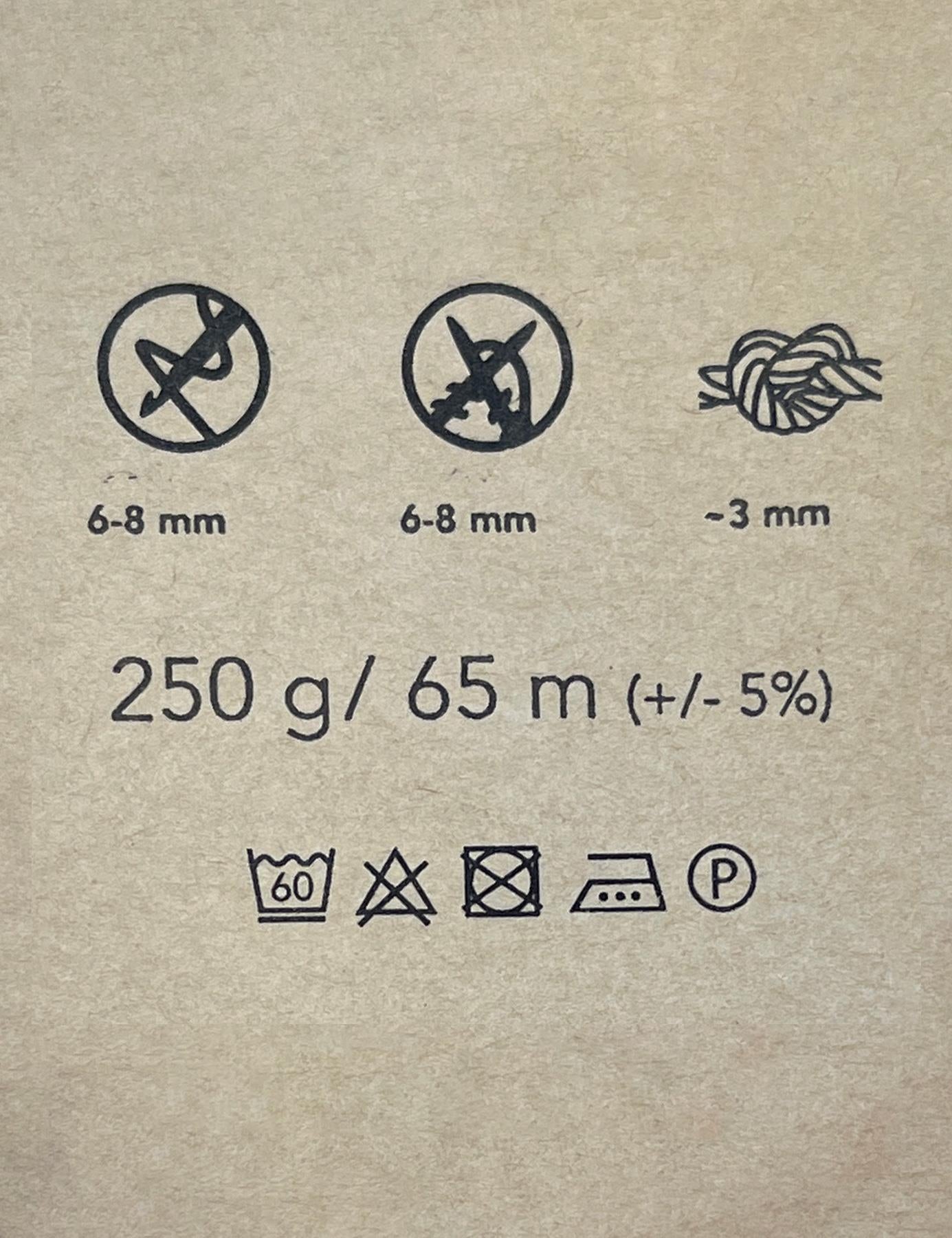 Anchor Crafty 3mm Mint Blue 3ply recycled cotton macrame cord (65m)