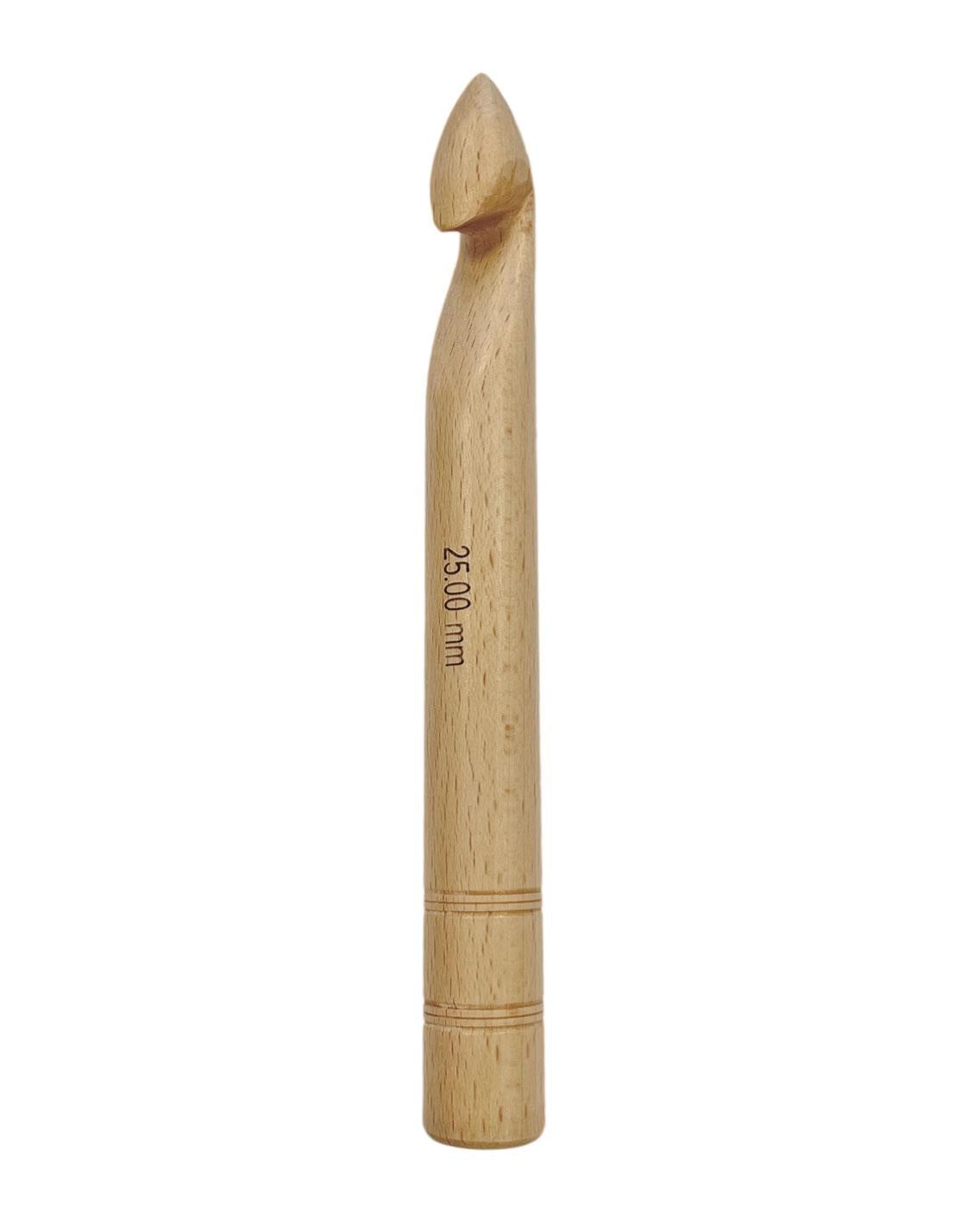 KnitPro JUMBO birch 25mm crochet hook (35710)