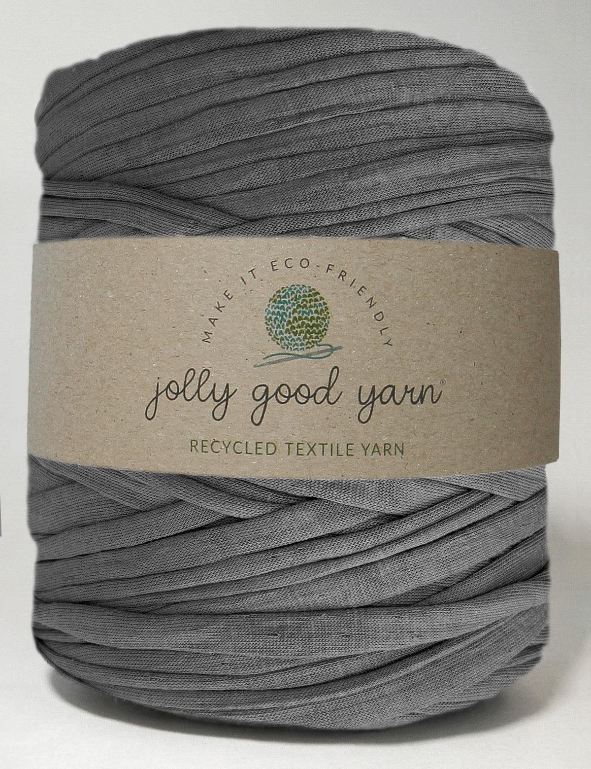 Dove grey t-shirt yarn (100-120m)