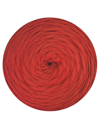 Red t-shirt yarn by Hoooked Zpagetti (100-120m)