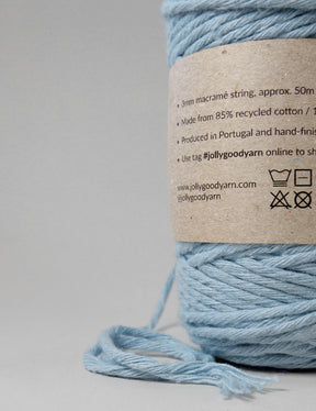 Dolton Blue 3mm Macrame String (125g)
