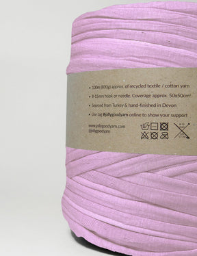 Light plum purple t-shirt yarn (100-120m)