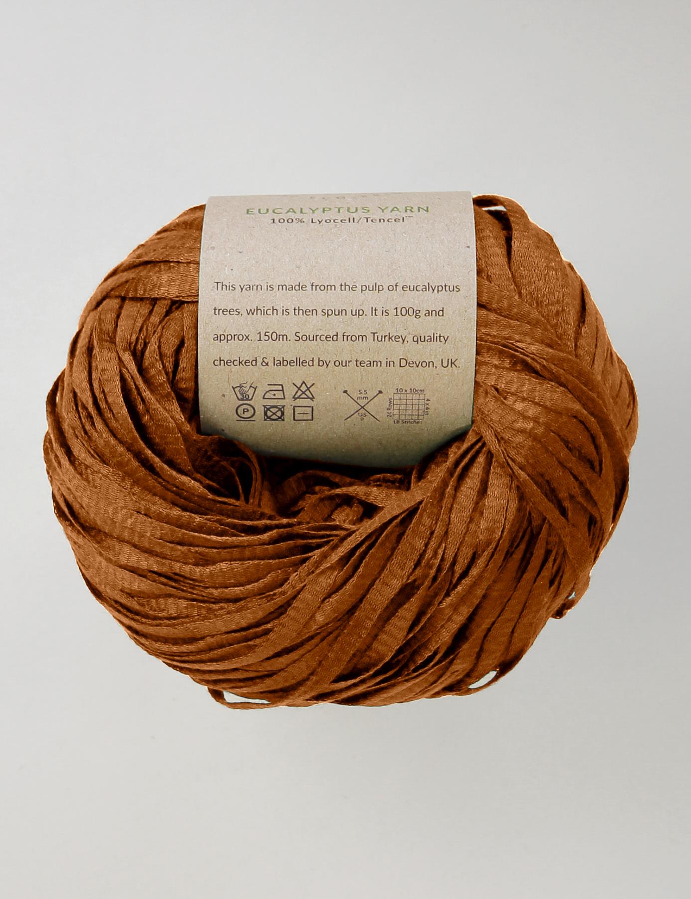 Woodbury Copper eco-friendly eucalyptus yarn (100g)