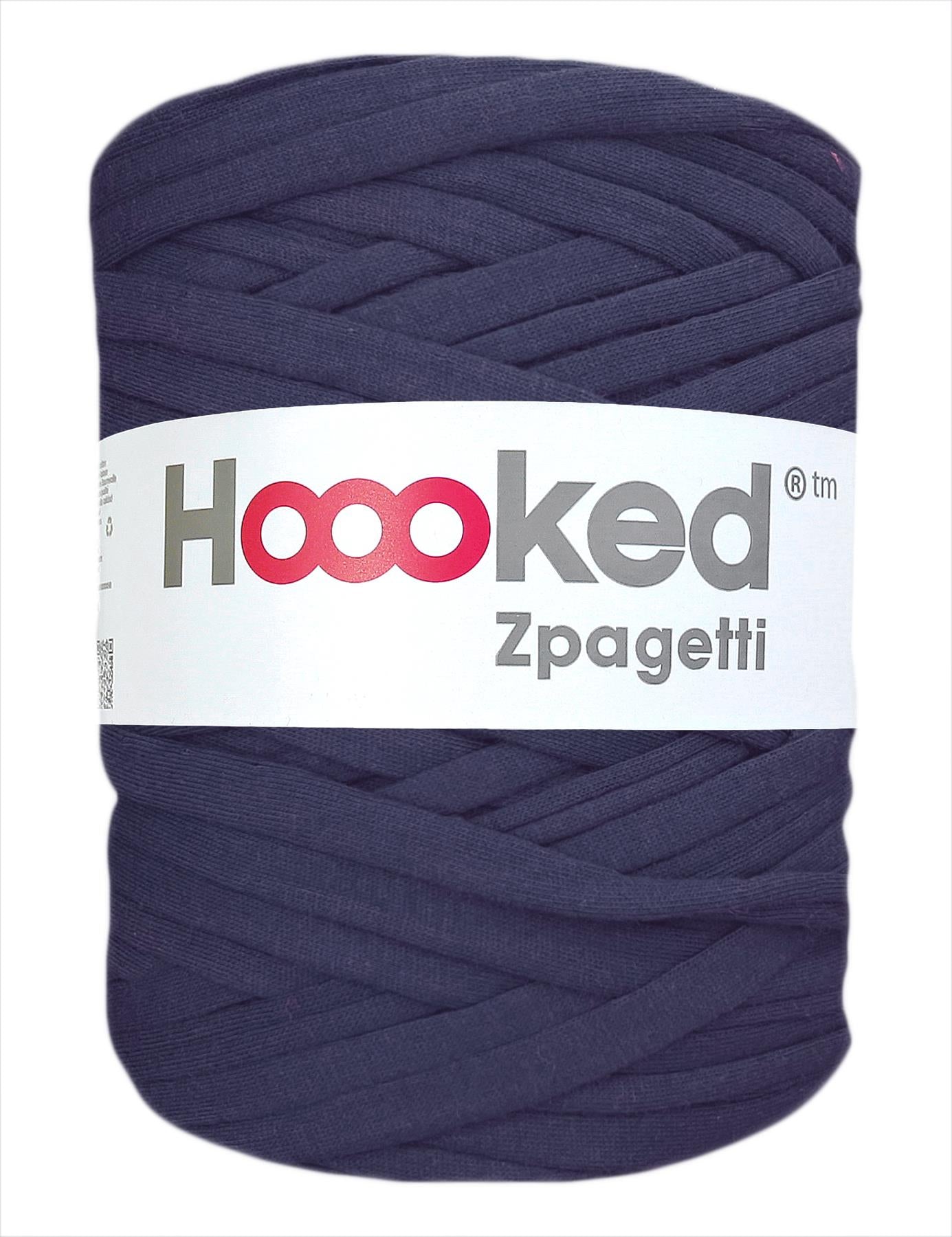 Muted berry blue t-shirt yarn by Hoooked Zpagetti (100-120m)