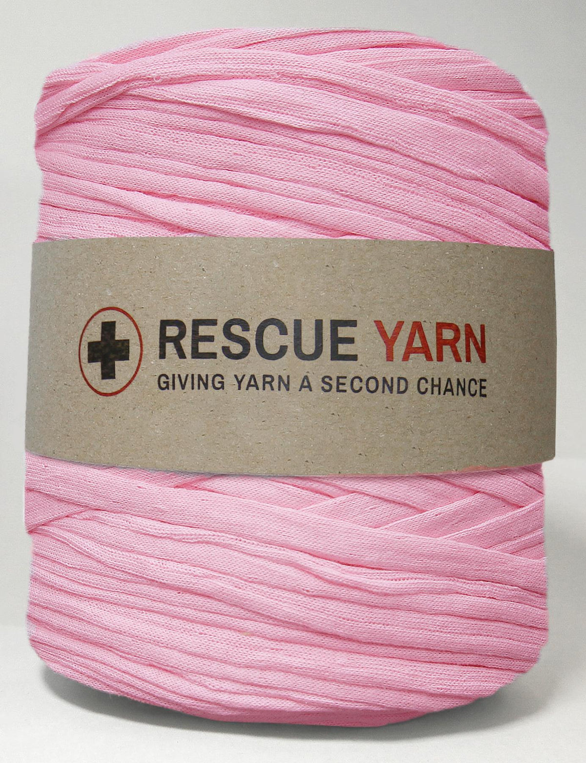 Light pink t-shirt yarn by Rescue Yarn (100-120m)