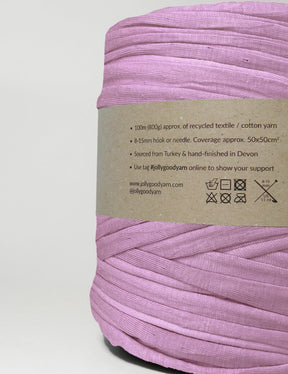 Bright magenta t-shirt yarn (100-120m)