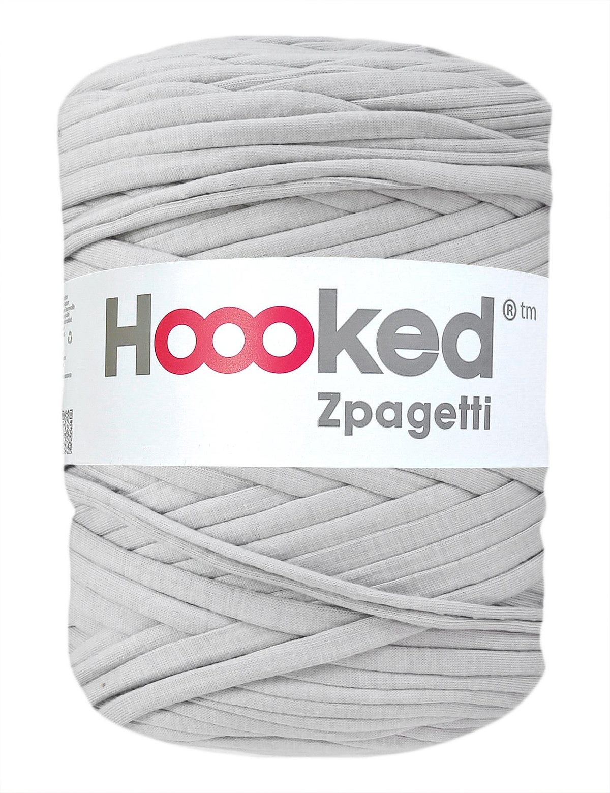 Rhino grey t-shirt yarn by Hoooked Zpagetti (100-120m)