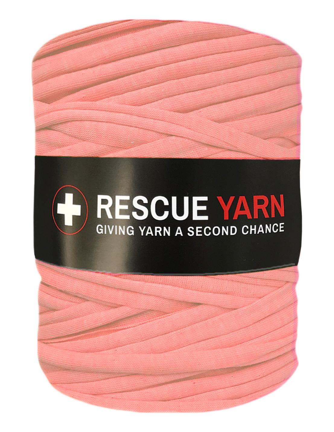 Bright pink t-shirt yarn by Rescue Yarn (100-120m)