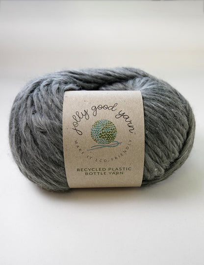 Dulford Grey recycled plastic yarn (100g)