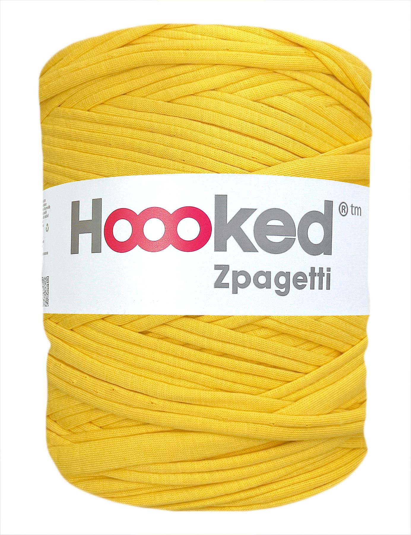 Corn yellow t-shirt yarn by Hoooked Zpagetti (100-120m)