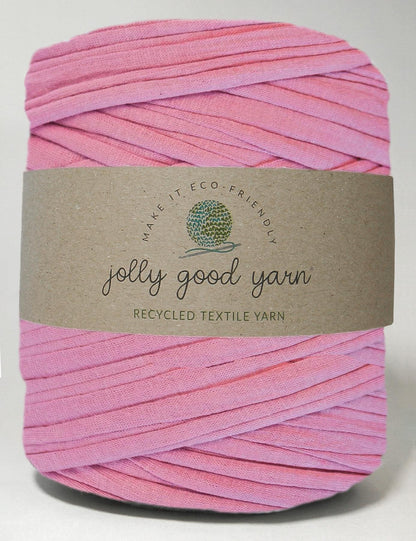 Thulian pink t-shirt yarn (100-120m)