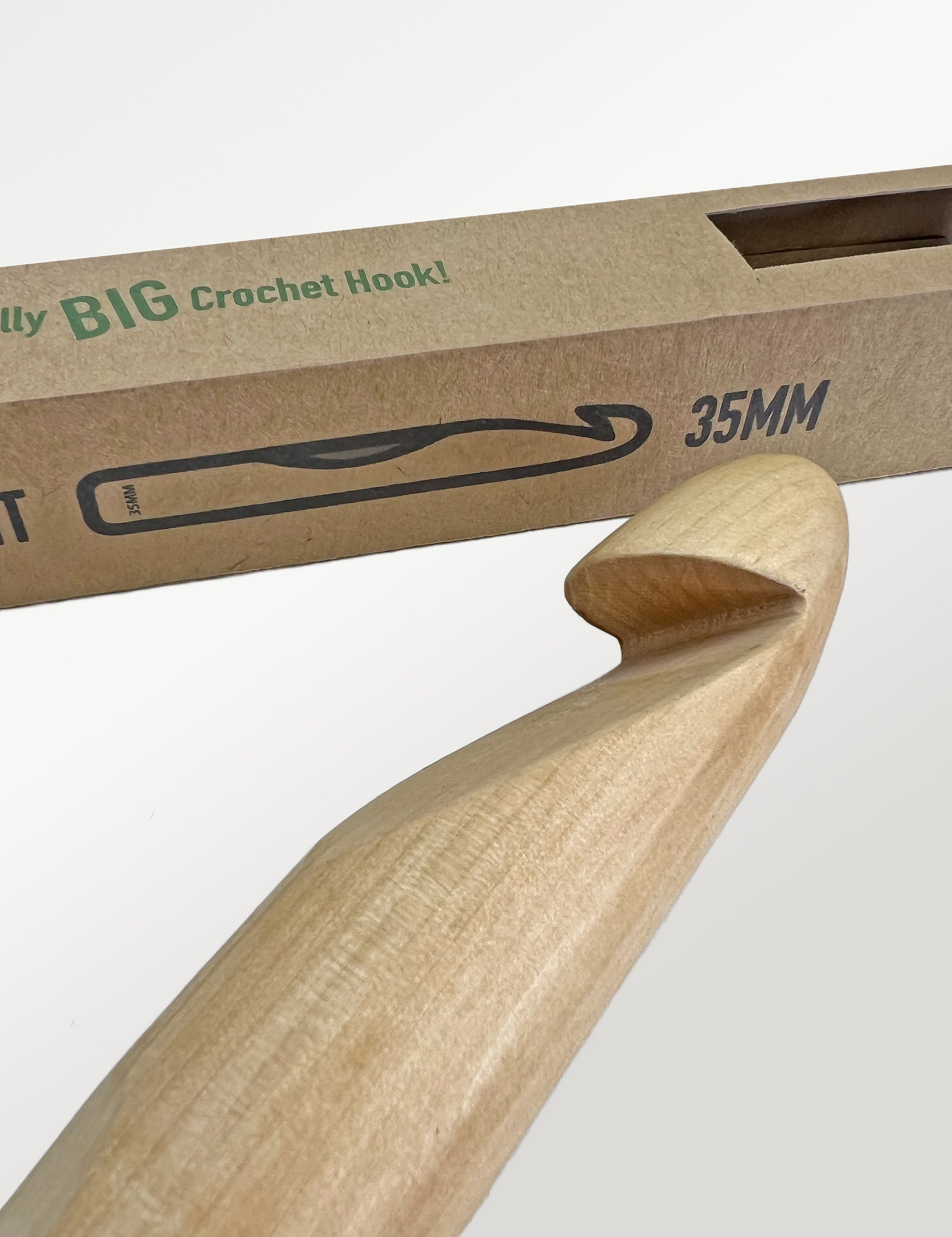 A Jolly BIG 35mm Wooden Crochet Hook! – Jolly Good Yarn