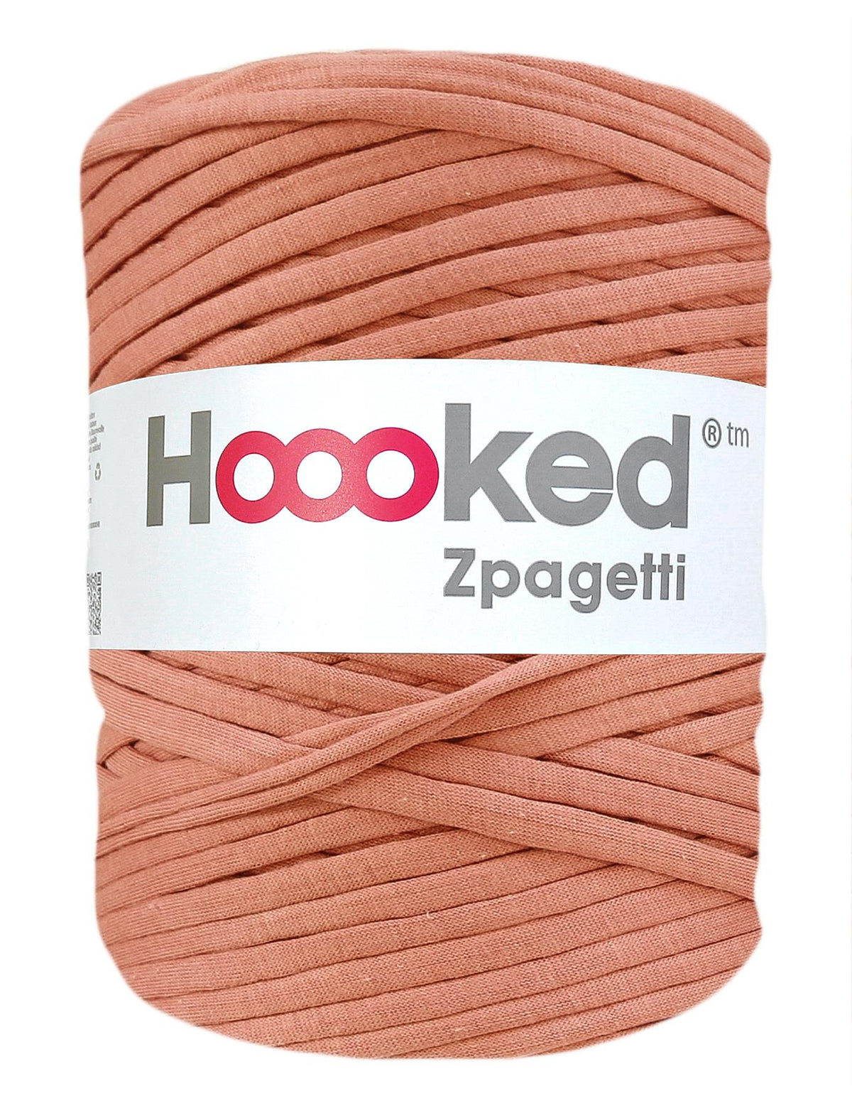 Blush pink t-shirt yarn by Hoooked Zpagetti (100-120m)