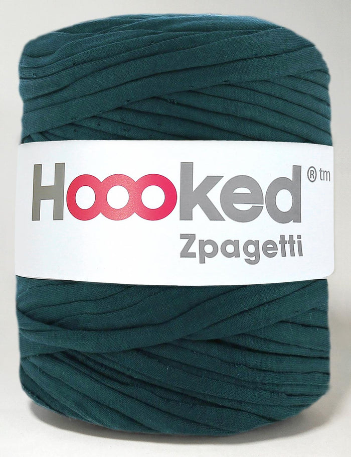 Recycled textile yarn - colour dark green