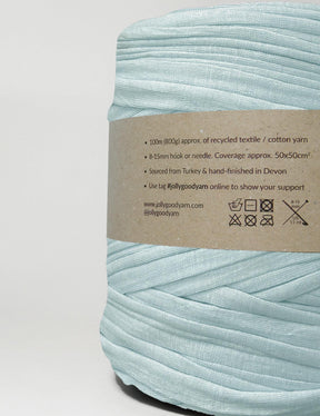 Very pale blue t-shirt yarn (100-120m)
