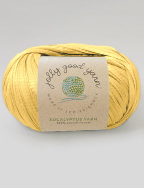 Slapton Yellow eco-friendly eucalyptus yarn (100g)
