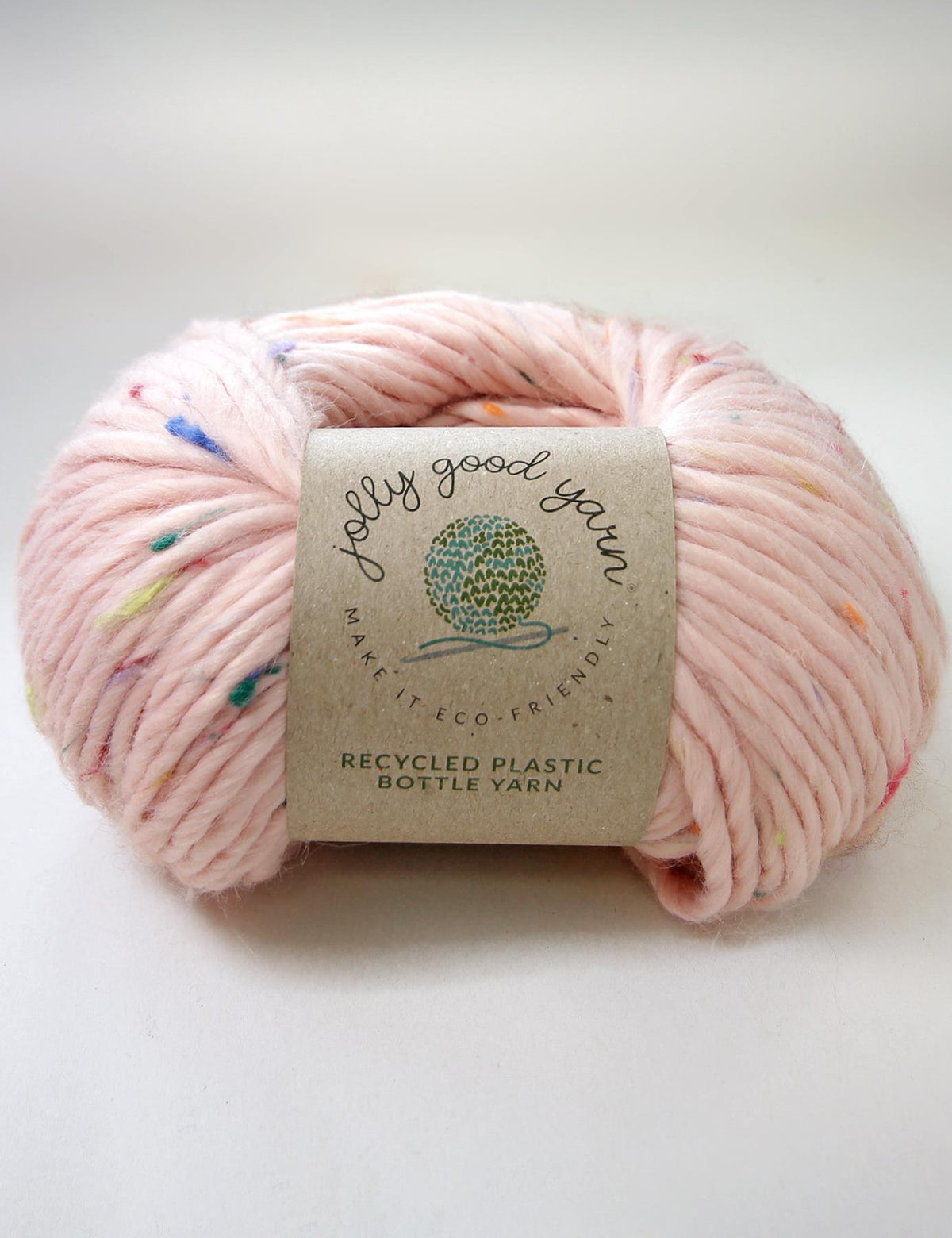 Ashwater Pink recycled plastic yarn (100g)