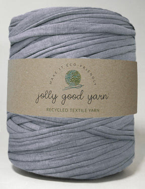 Glossy moon grey t-shirt yarn (100-120m)