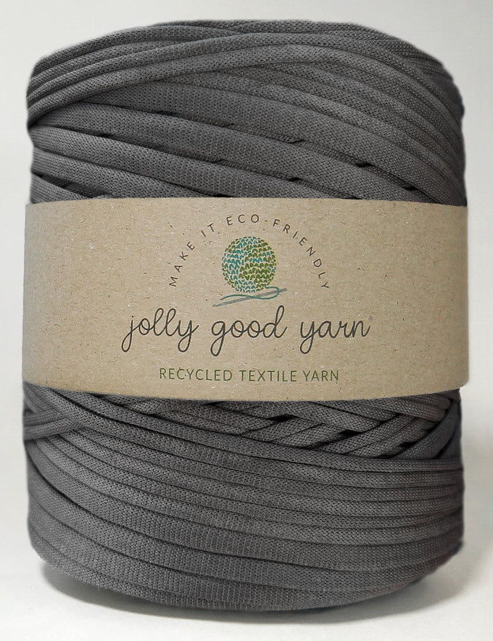 Recycled textile yarn - colour grey