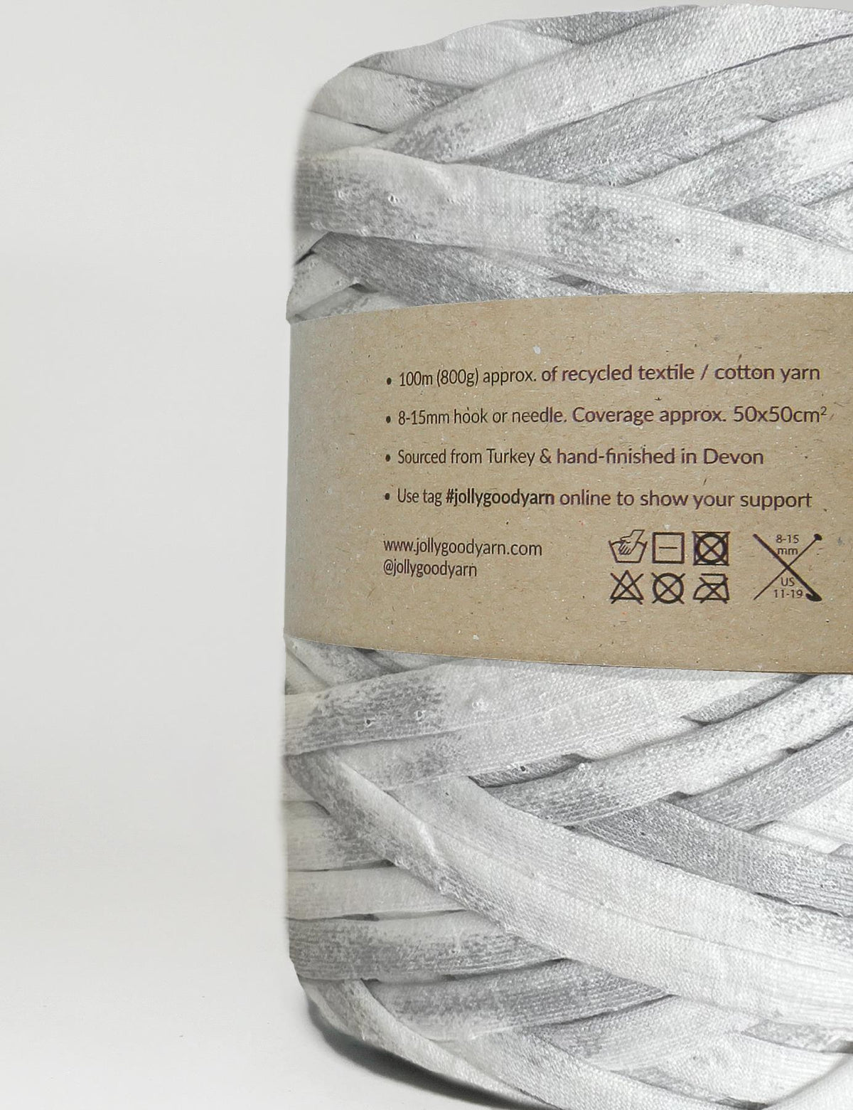 Recycled textile yarn - colour mixed