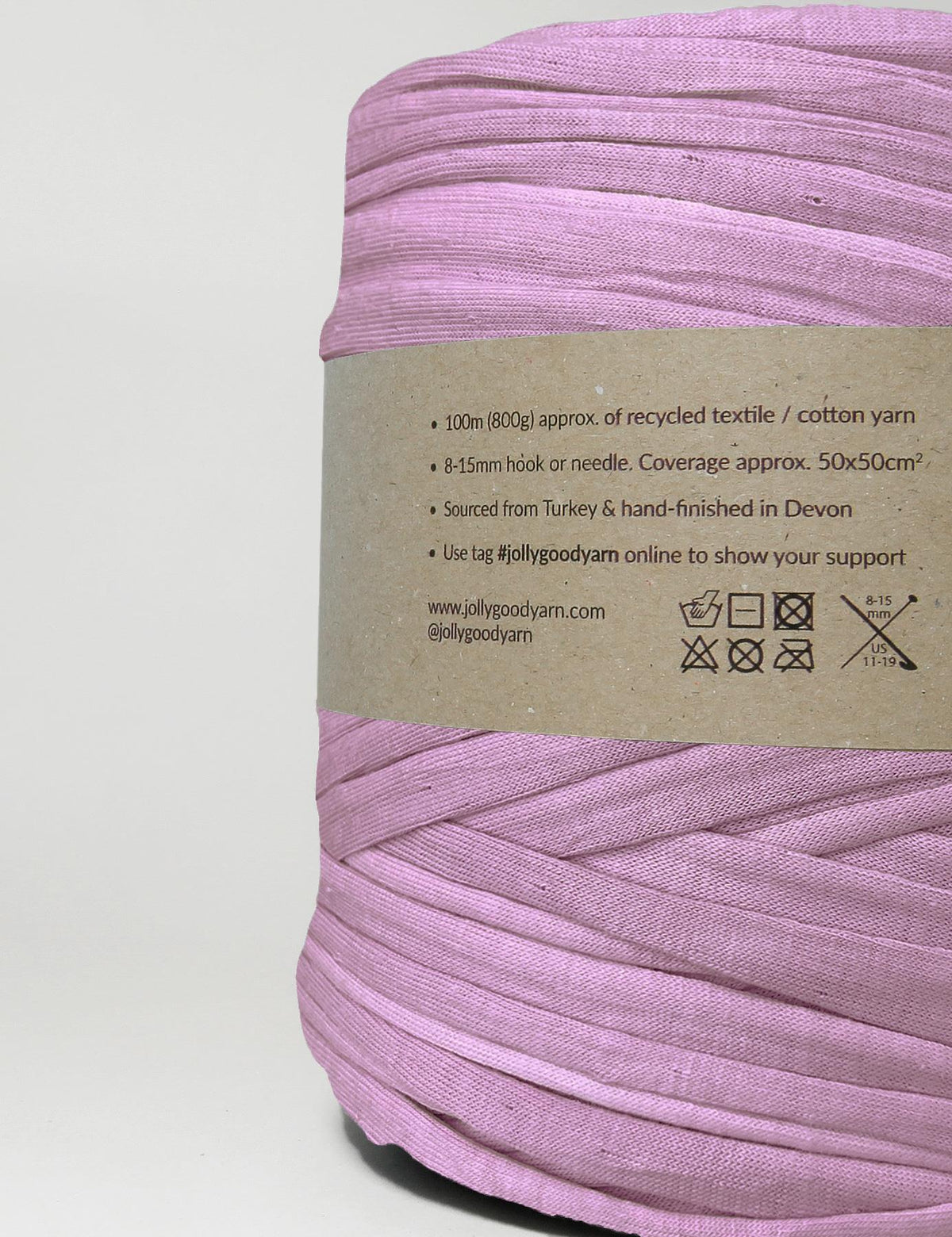 Light violet purple t-shirt yarn (100-120m)
