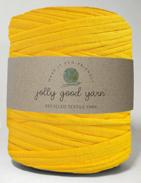 Canary yellow t-shirt yarn (100-120m)