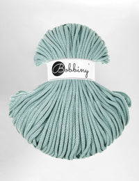 Bobbiny Duck Egg Blue 5mm Braided Macrame Cord (100m)