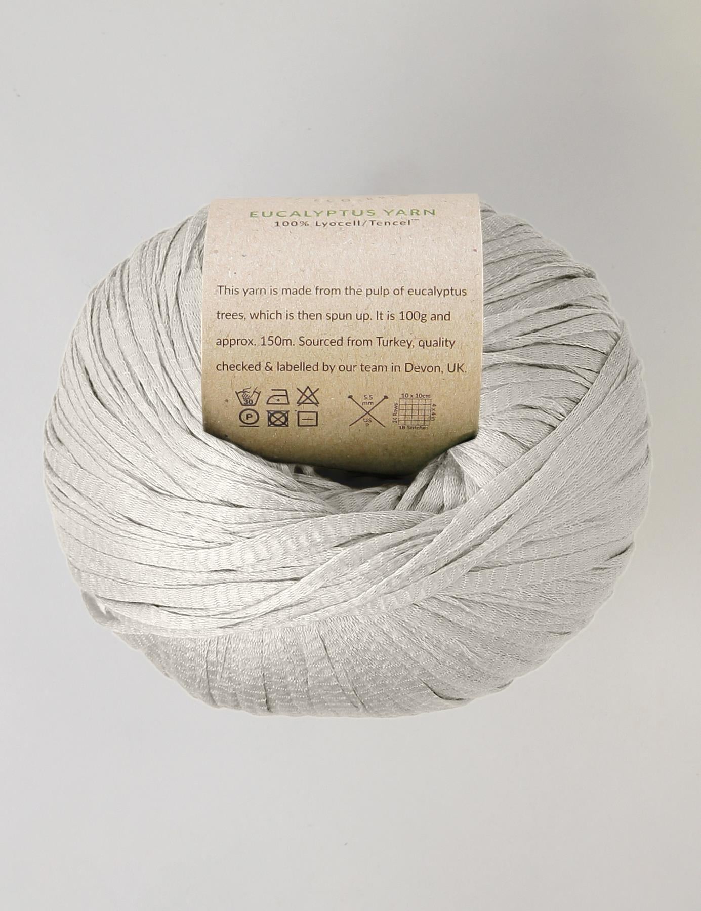 Silverton Grey eco-friendly eucalyptus yarn (100g)