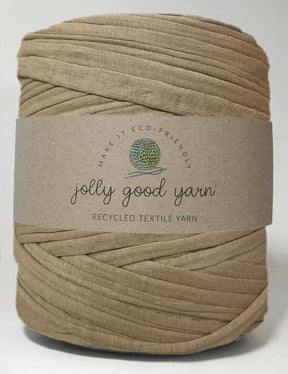 Muted latte taupe t-shirt yarn (100-120m)