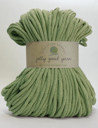5mm Buckfast Green recycled cotton macrame cord