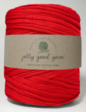 Candy red t-shirt yarn (100-120m)