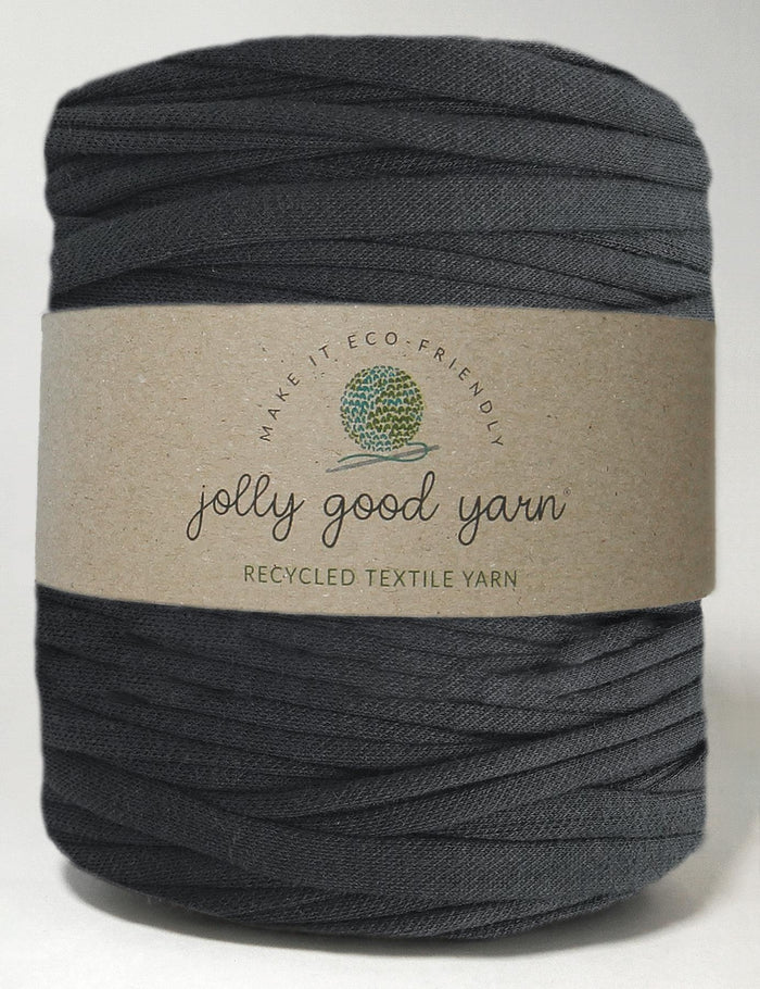 Recycled textile yarn - colour grey