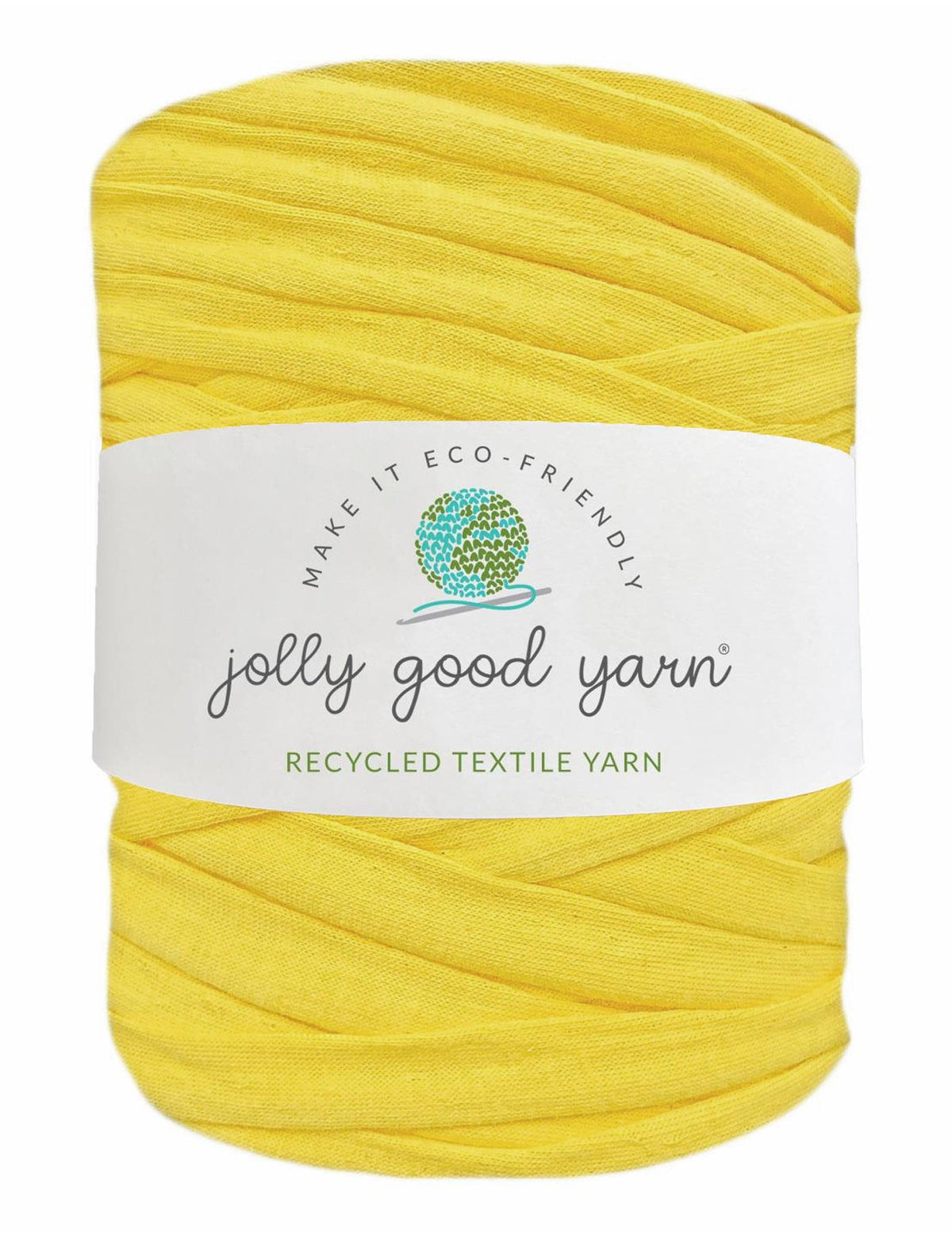 Sunny yellow t-shirt yarn (100-120m)