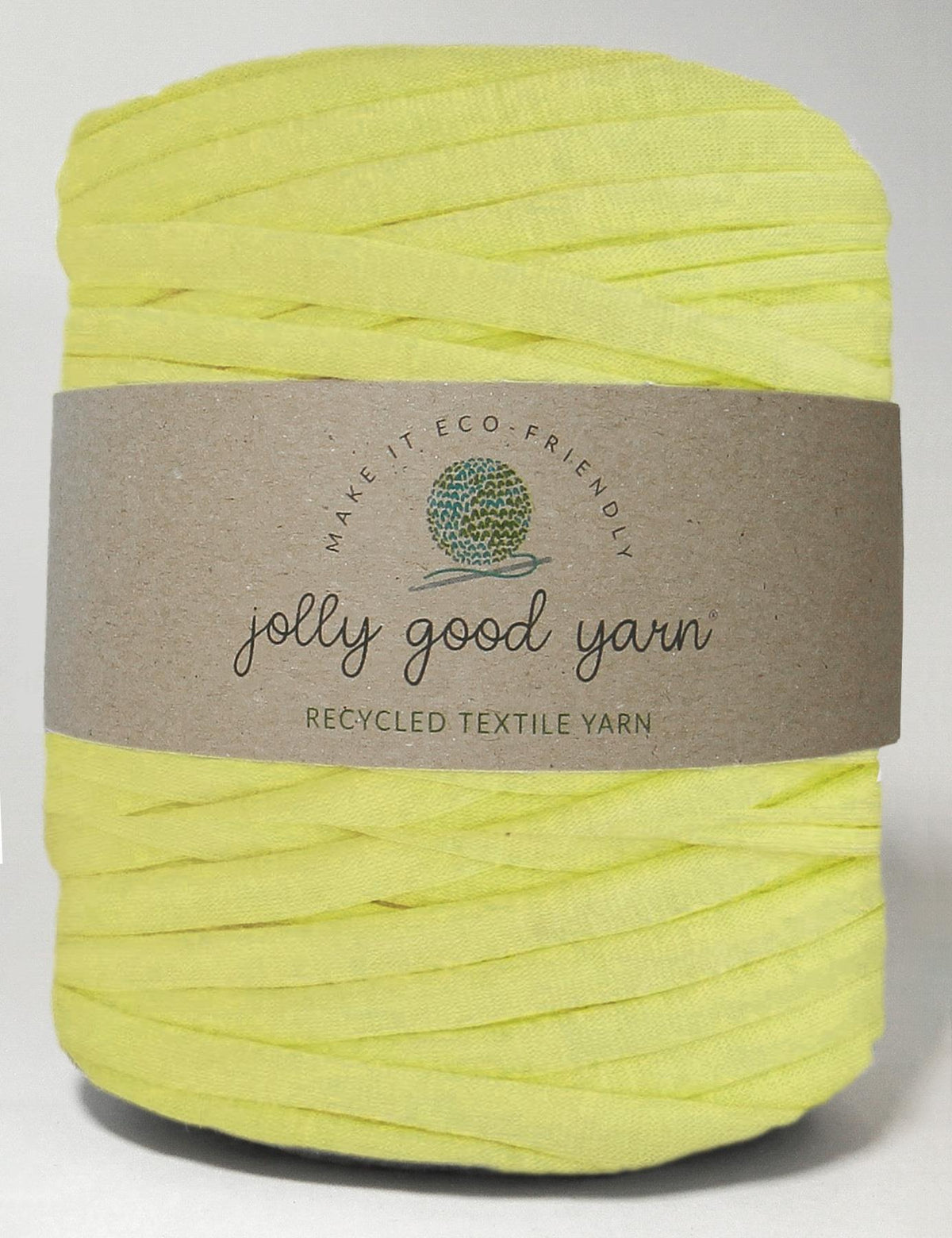 Pale yellow t-shirt yarn (100-120m)