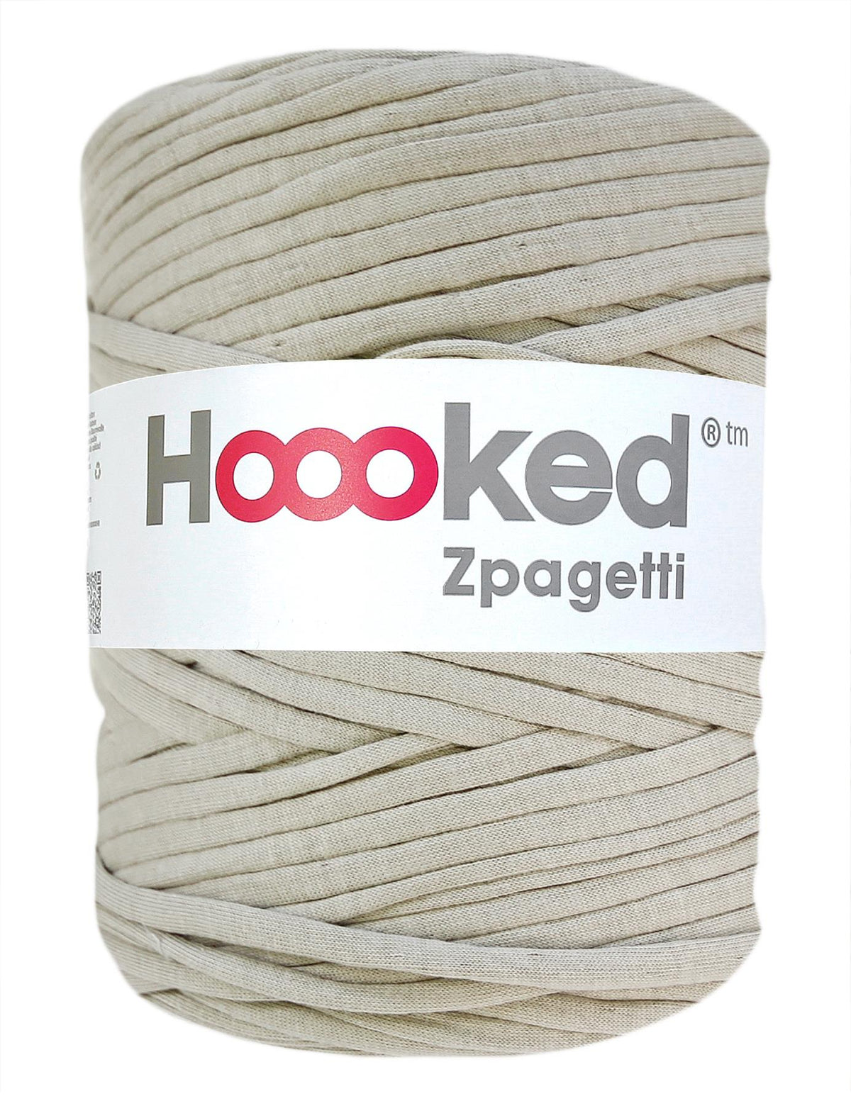 Misty grey t-shirt yarn by Hoooked Zpagetti (100-120m)