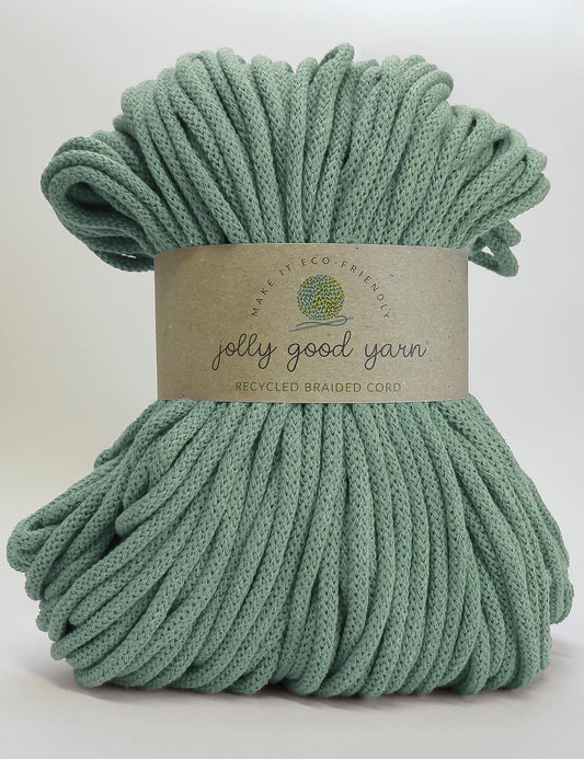 5mm Sidmouth Sea Green recycled cotton macrame cord