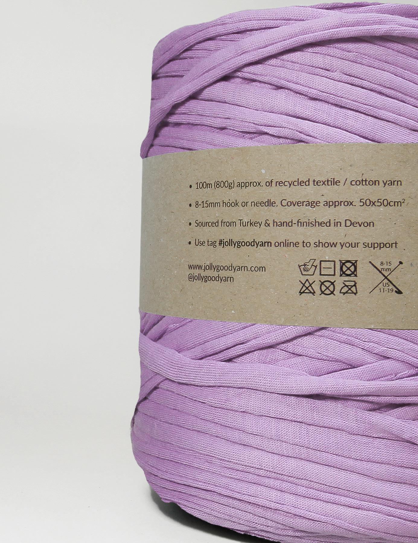 Light iris purple t-shirt yarn (100-120m)
